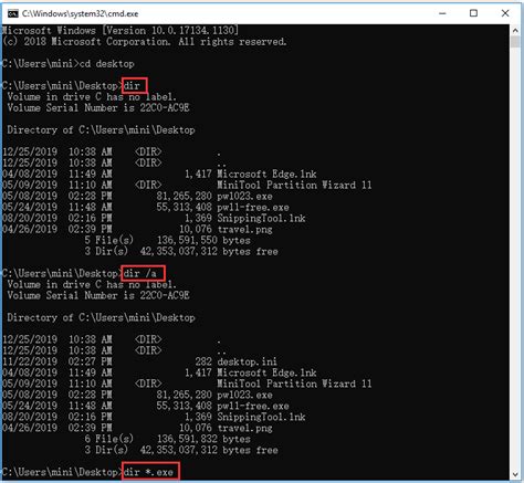 How to Use the DIR Command in Windows .